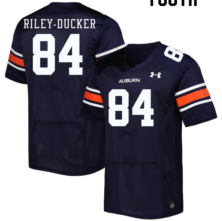 Youth #84 Micah Riley-Ducker Auburn Tigers College Football Jerseys Stitched-Navy - Click Image to Close